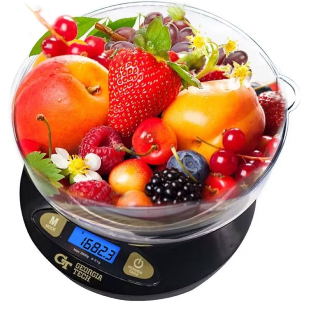 Georgia Tech Yellow Jackets Ultimate 2K Digital Kitchen Bowl Scale